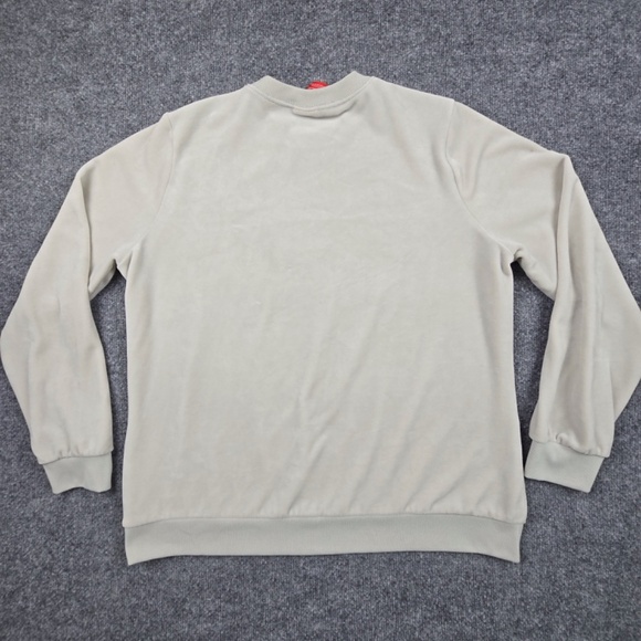 NIKE SPORTWEAR WOMEN'S XL VELOUR CREW SHIRT OATMEAL SWEATSHIRT- GREY 921147-072 - Picture 5 of 9